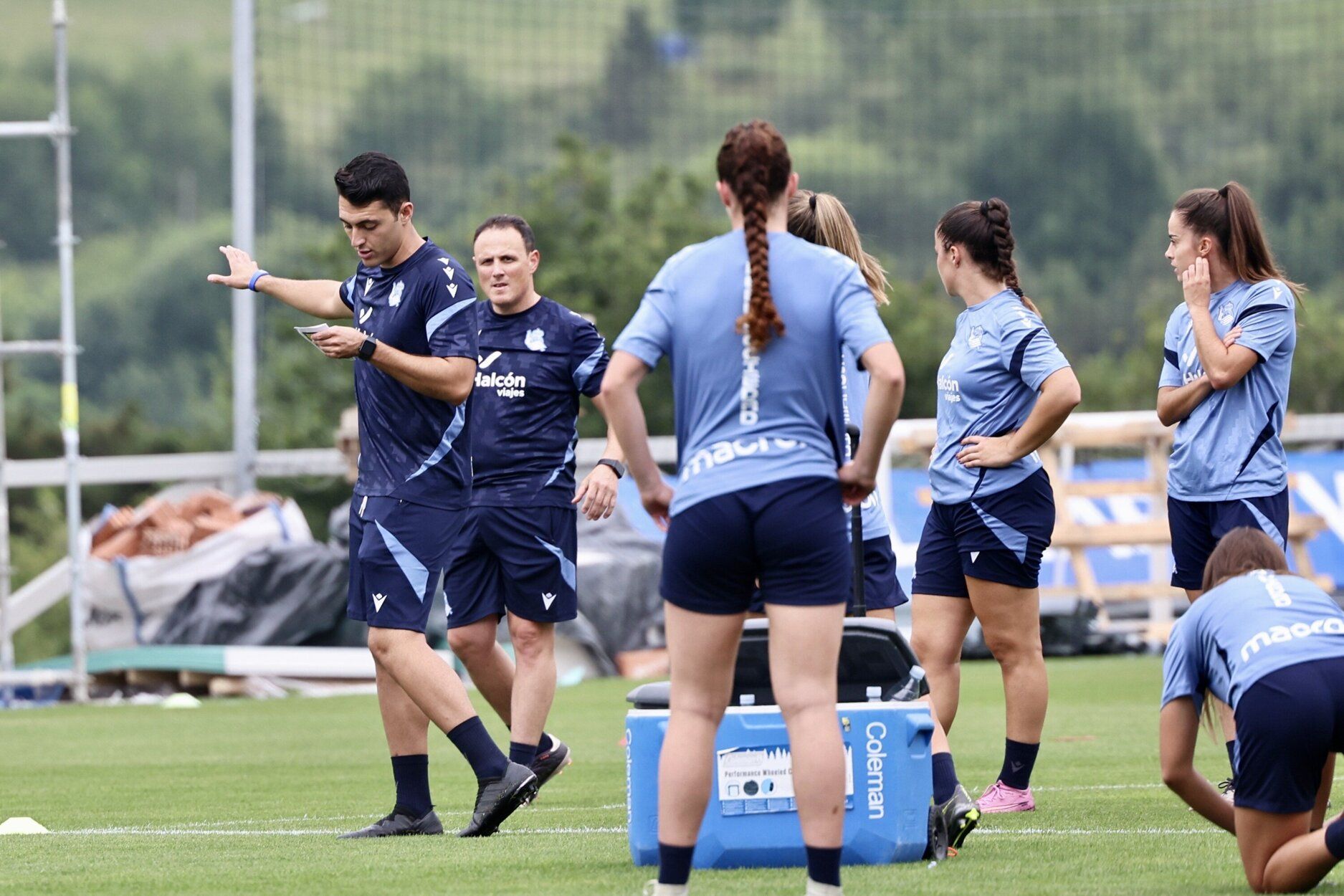 Primer entrenamiento de la Real femenino