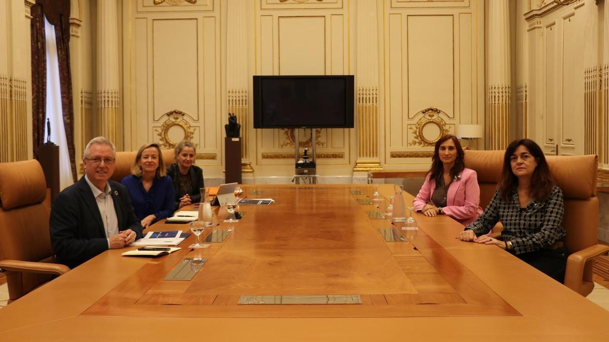 Reunión para los presupuestos forales entre el Gobierno y Elkarrekin Podemos