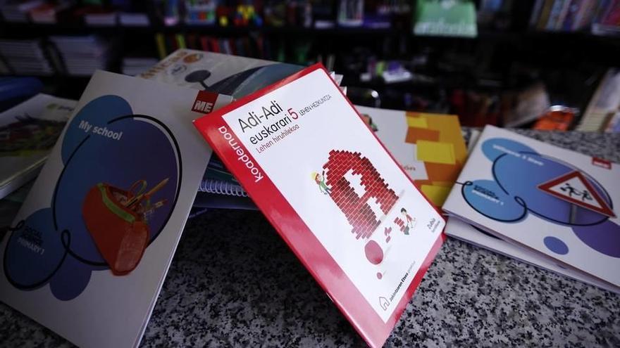 Libros de texto de euskera para Primaria.