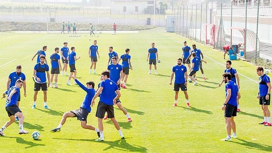 Ensayo general del Athletic en San Mamés antes de recibir al Atlético