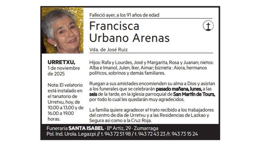 Francisca Urbano Arenas