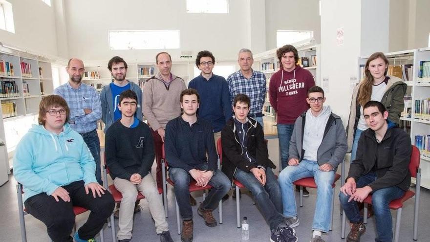 Participantes de la triangular de matemáticas.
