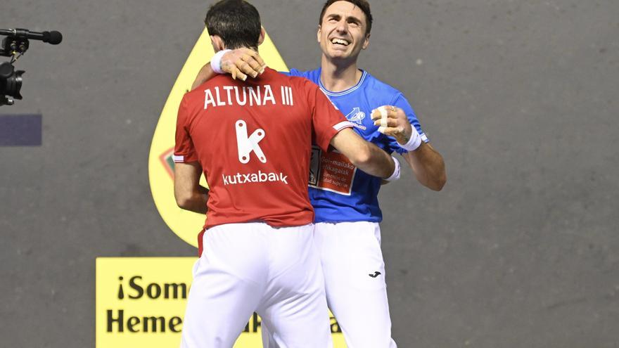 Peio Etxeberria, finalista del Cuatro y Medio por tercera vez consecutiva