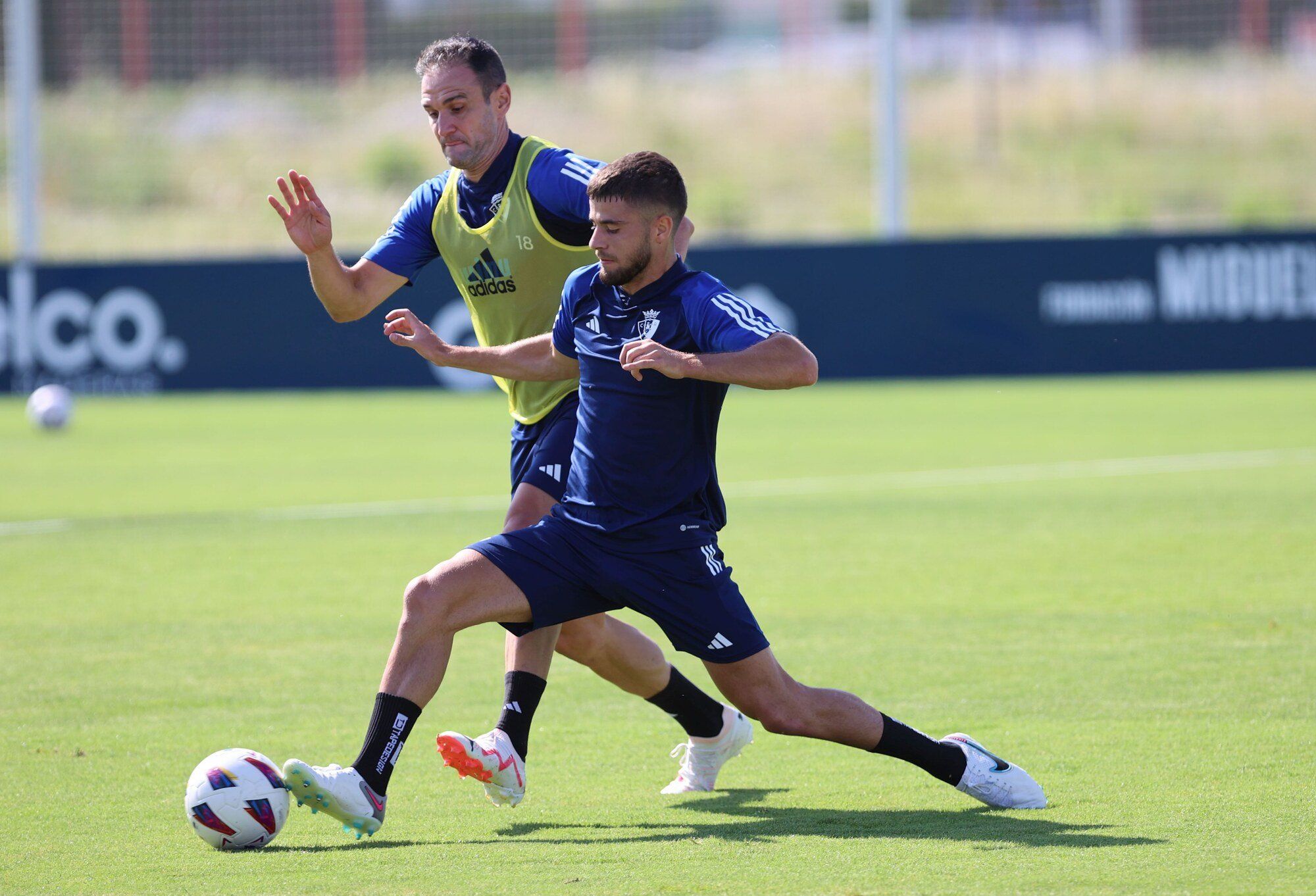 Fotos del entrenamiento de Osasuna en Tajonar de este lunes 24 de julio