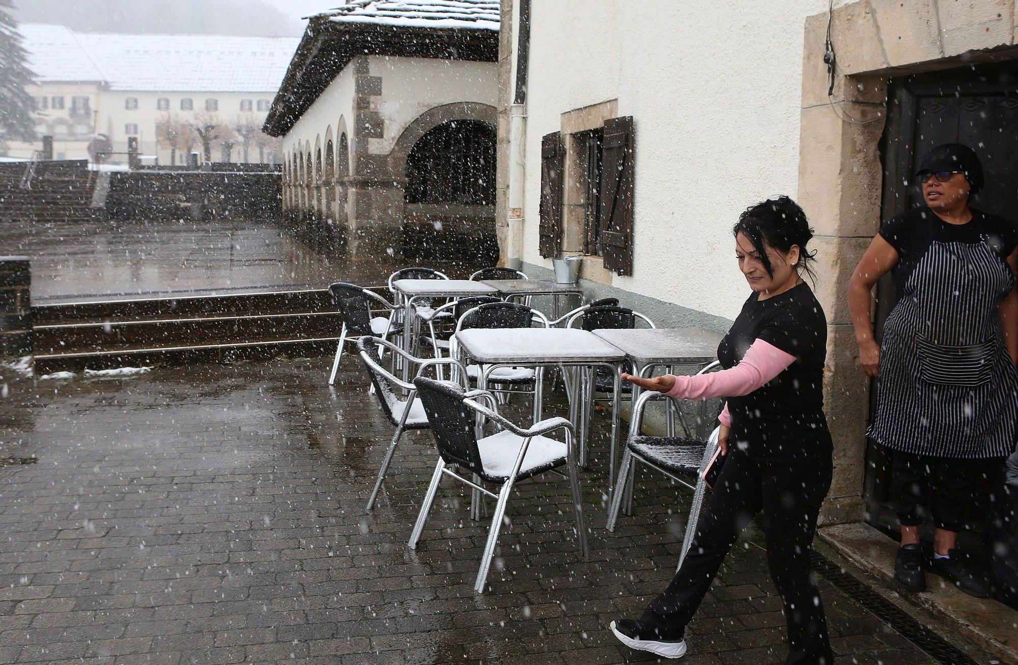 Fotos de la nieve en Navarra (20 de noviembre de 2025)