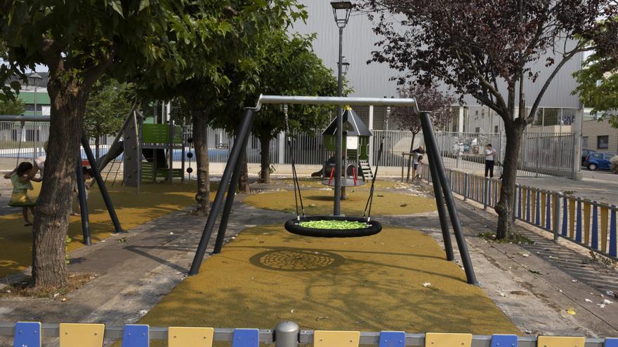 La Txantrea estrena nuevo parque infantil