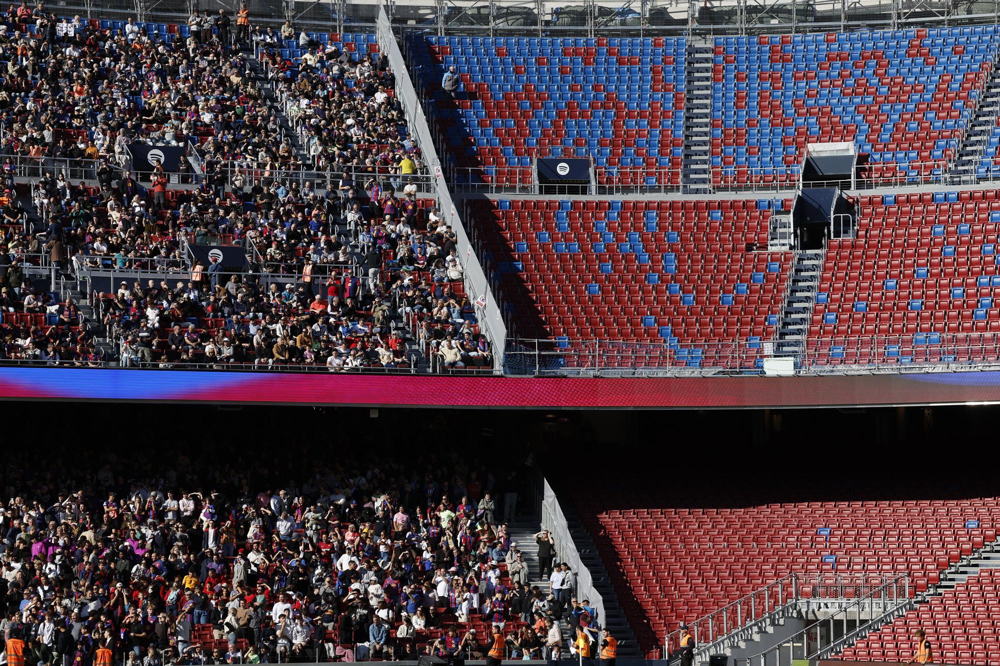 Fotos del nuevo Spotify Camp Nou en el primer día con público