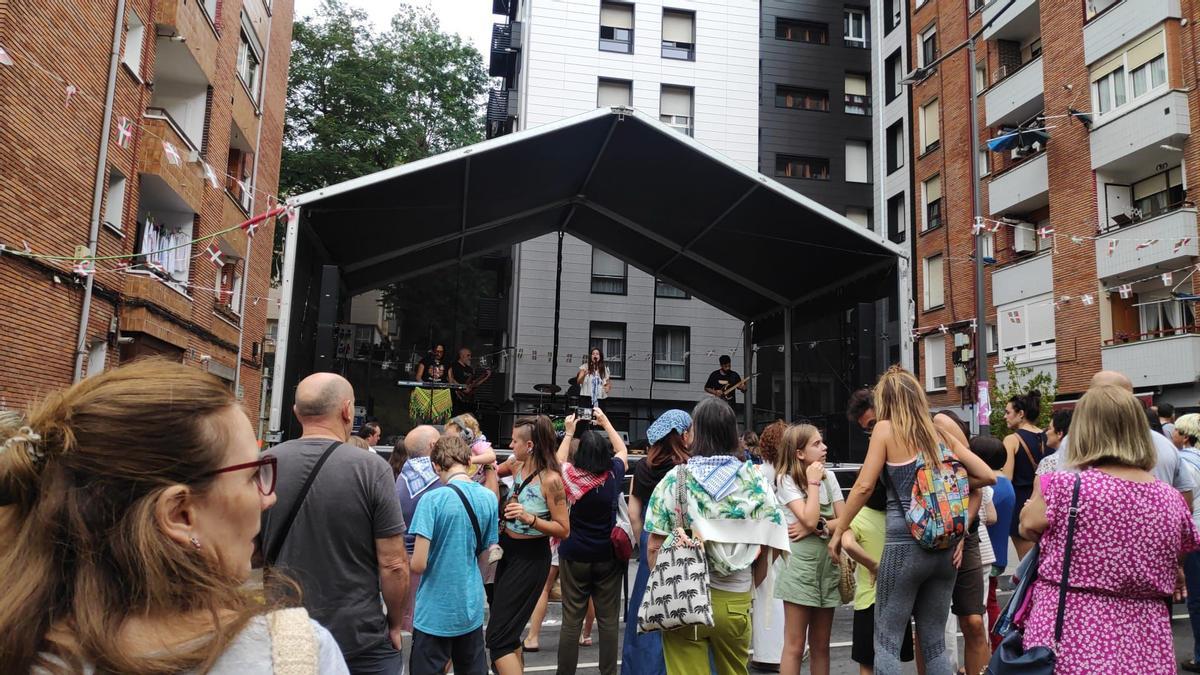 Concierto de la banda de Itziar Ituño en El Kalero.