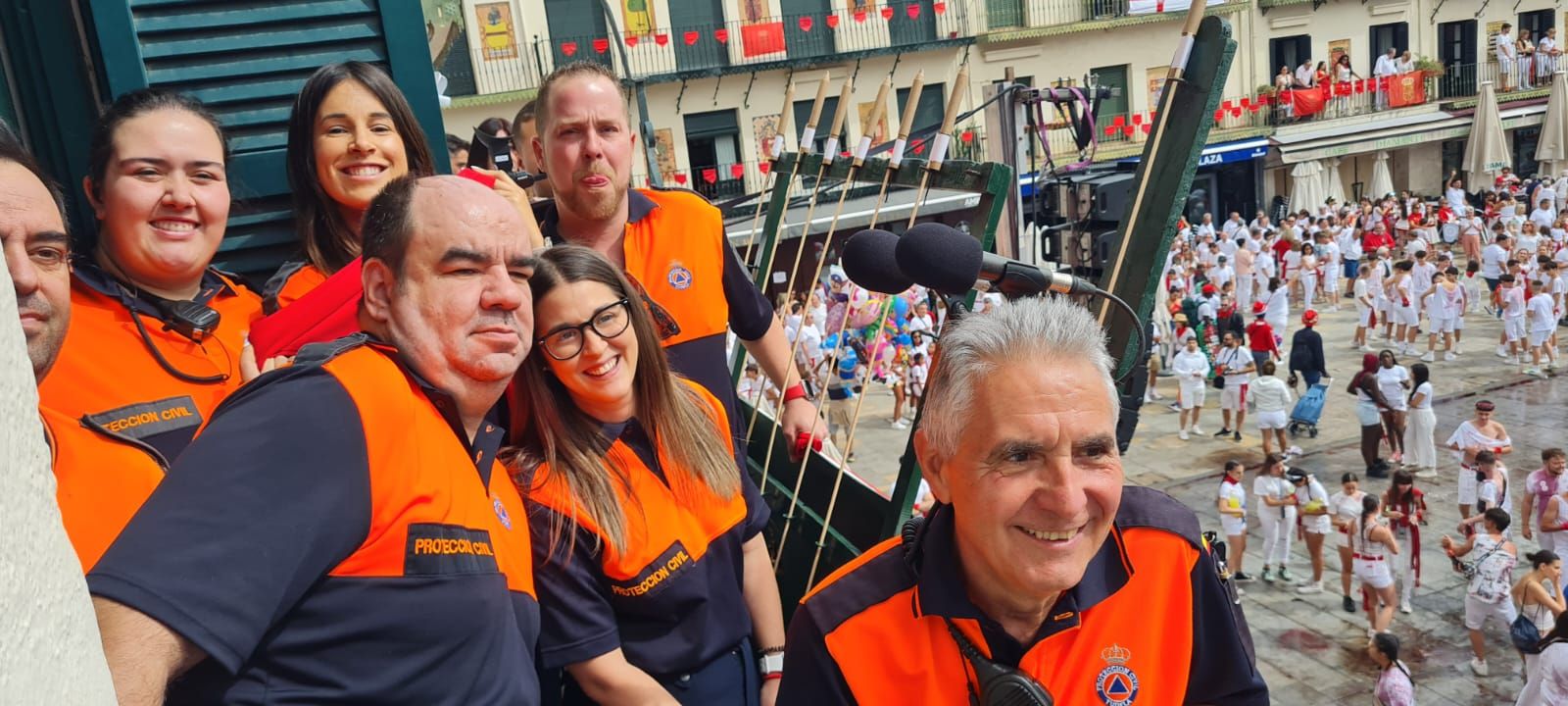 Fotos del cohete de las fiestas de Tudela 2025