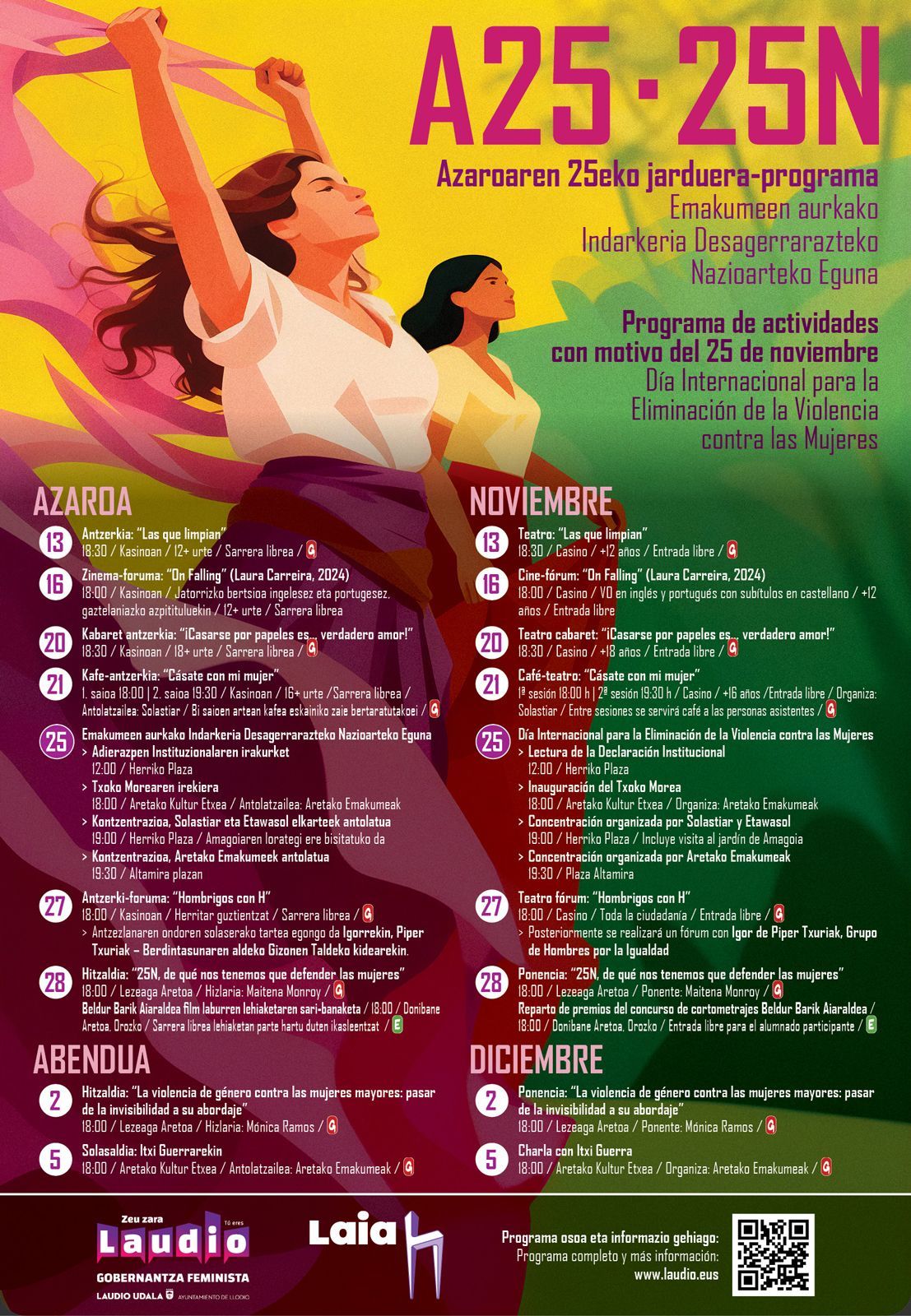 Programa 25N en Laudio