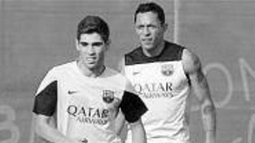 Arellano, con el Barça.