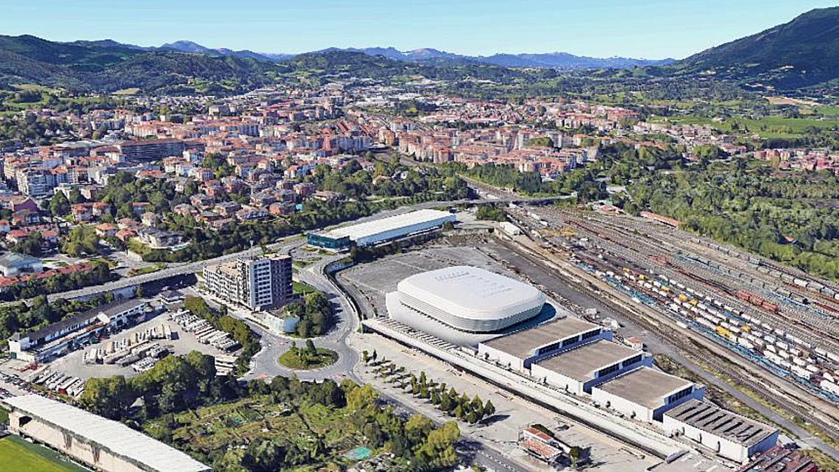 Ubicación en la que estaría el nuevo pabellón multiusos de Irun