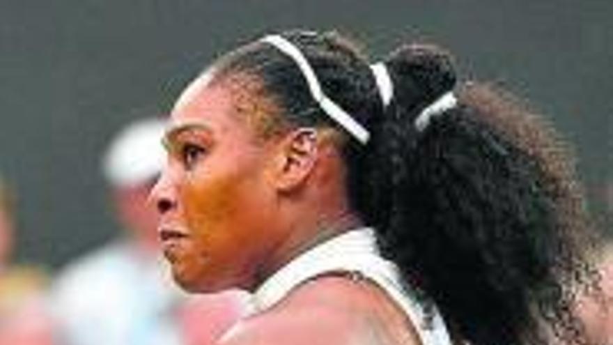 Serena Williams, ayer.