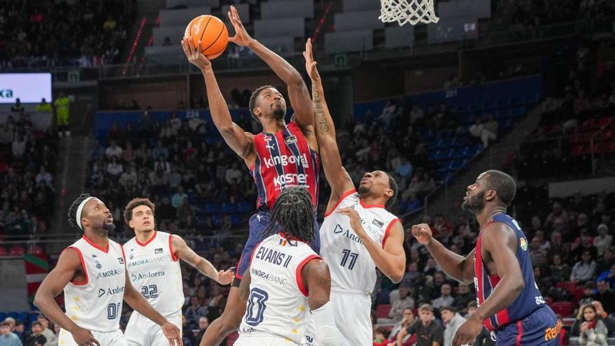 El 1x1 del Kosner Baskonia contra el Andorra: Diakite, una ruleta rusa