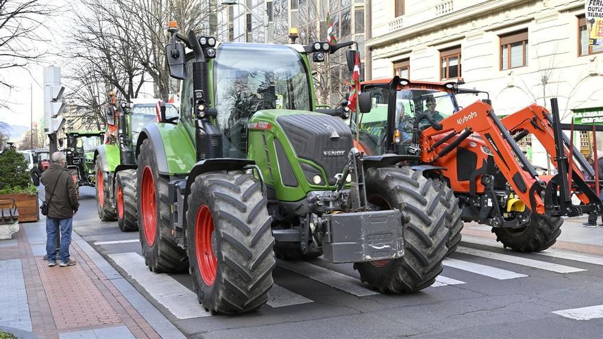 La tractorada ya está en Bilbao