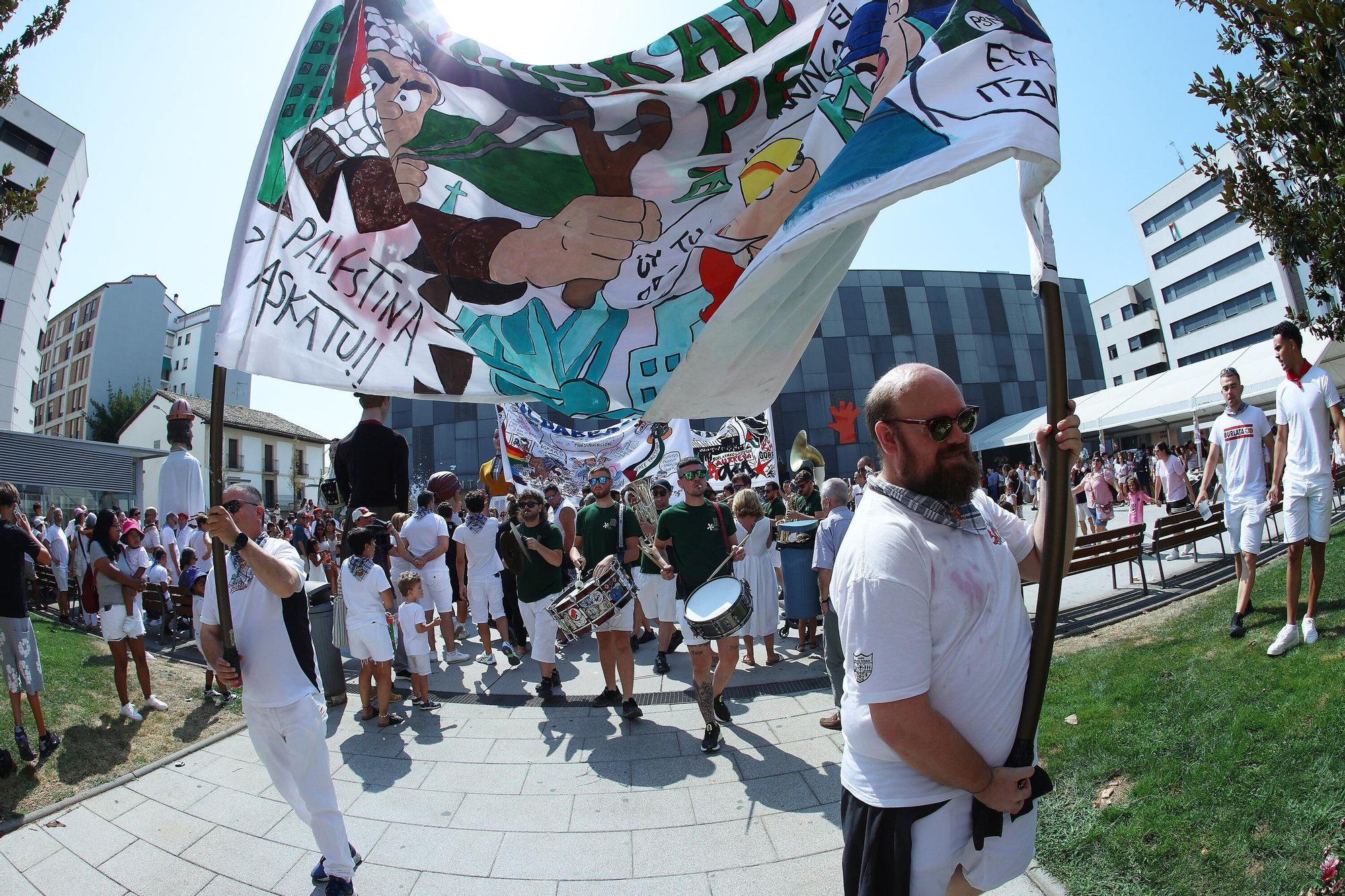 Fotos del chupinazo de Burlada