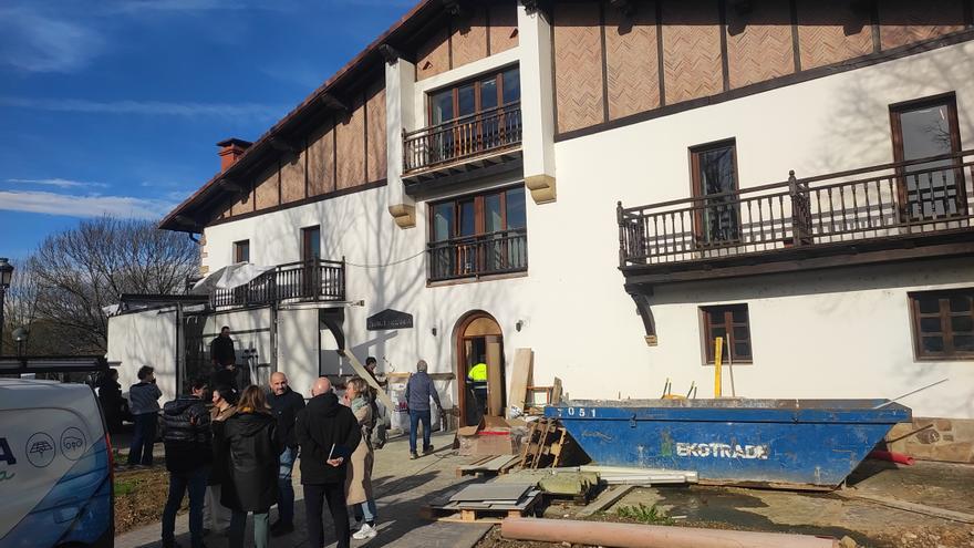 Las obras del caserío Oiangu y su edificio anexo están a punto de concluir