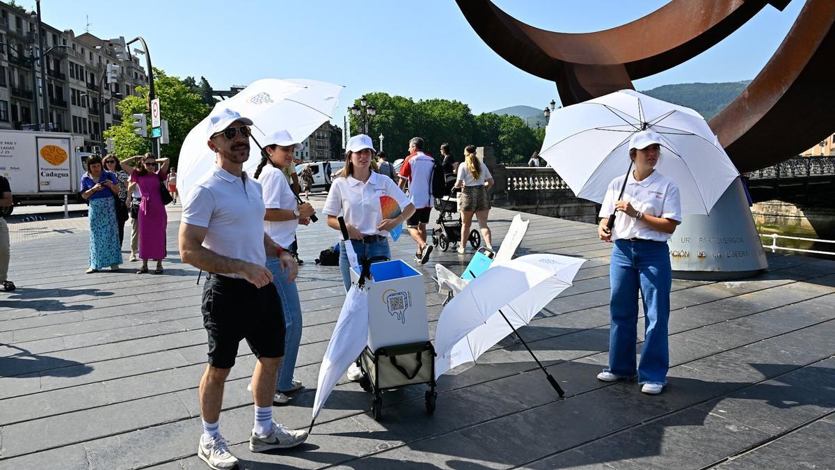 Campaña &#039;Sombraalagun&#039; sobre los refugios climáticos.