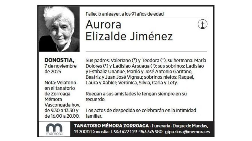 AURORA ELIZALDE JIMENEZ