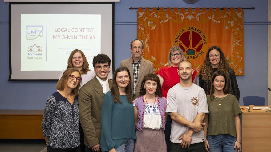 Dos estudiantes de doctorado de la UPNA participan en la final de 'Mi tesis en 3 minutos' que se celebra en Italia