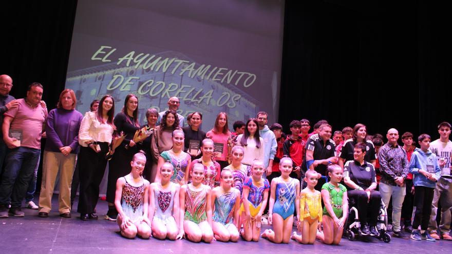 Corella homenajea a sus deportistas