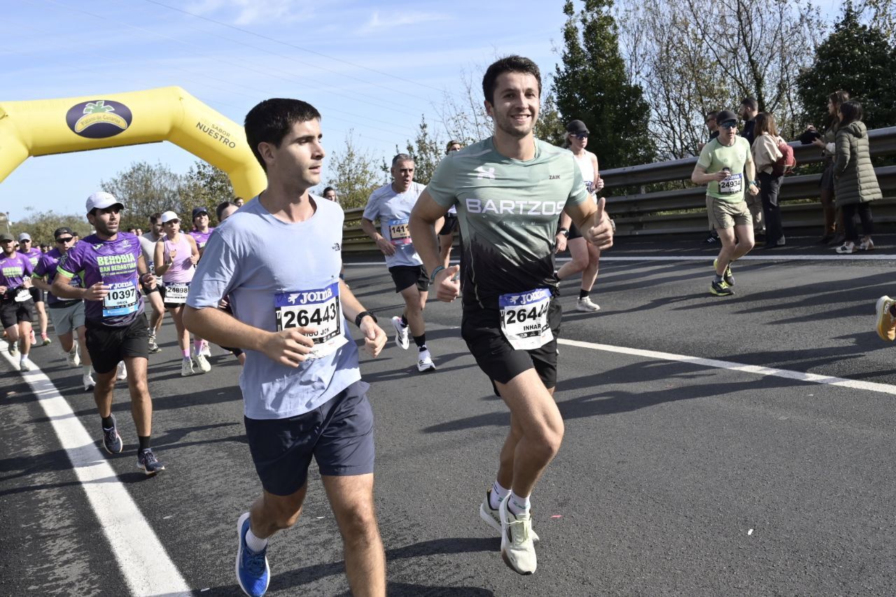 La Behobia, a su paso por Gaintxurizketa