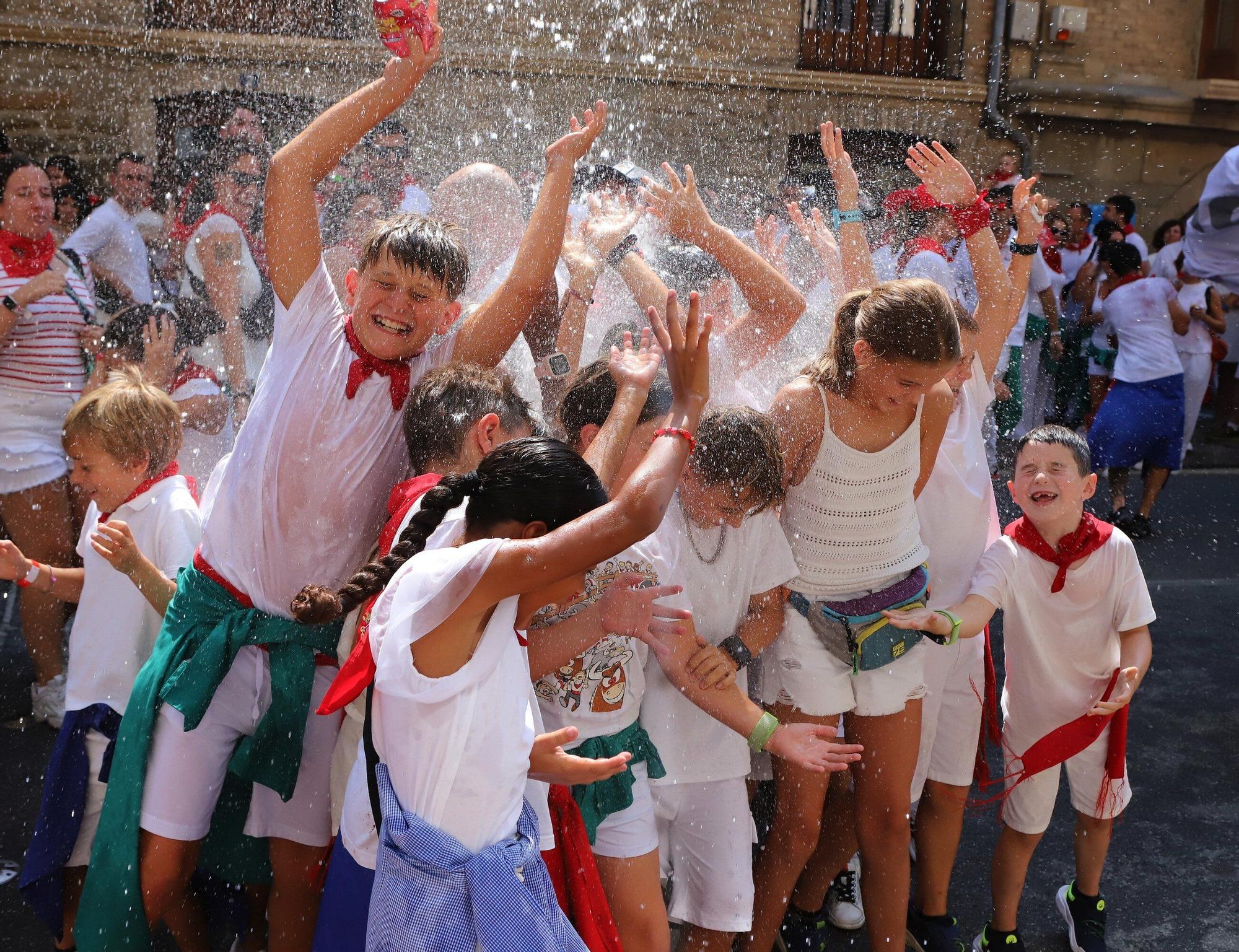 Fotos del chupinazo de Tafalla