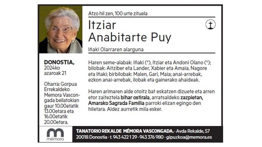 ITZIAR ANABITARTE PUY