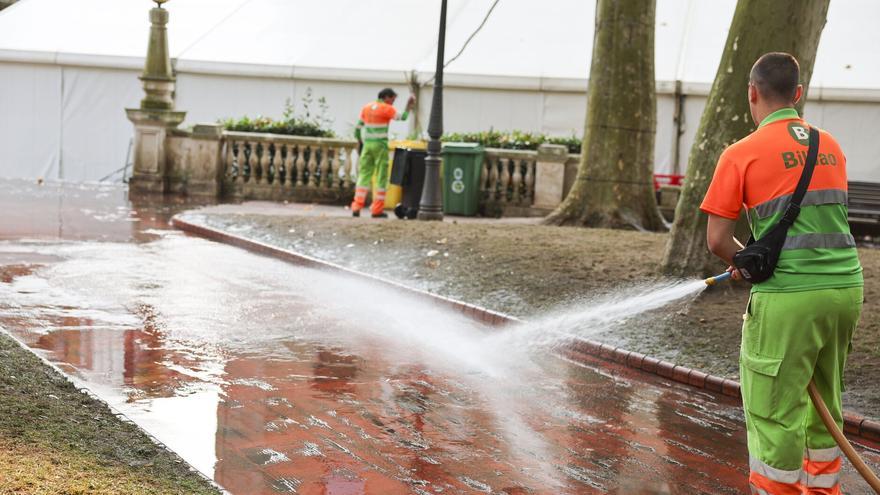 Bilbao retoma la normalidad tras nueve días de fiesta