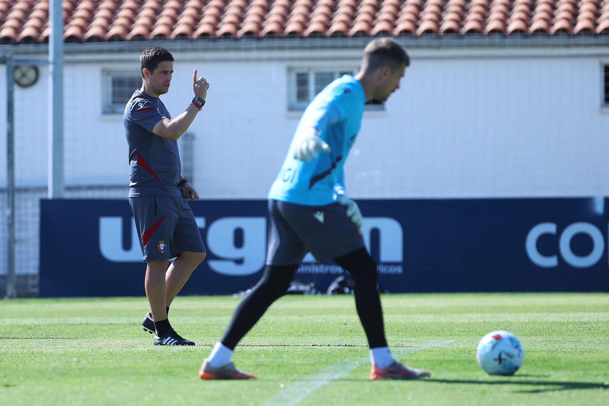 Fotos del último entrenamiento en Tajonar antes del Espanyol-Osasuna