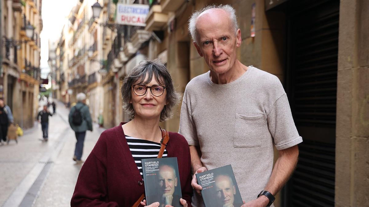 Garbiñe Ubeda eta Martxelo Otamendi, astearte honetan Donostian