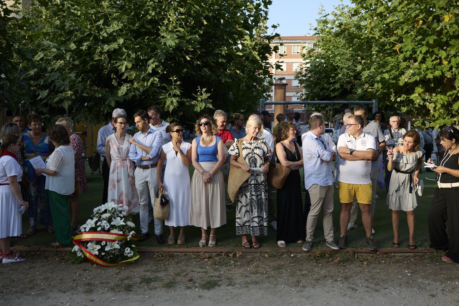 Fotos del homenaje a Casanova en Berriozar en el 25 aniversario de su asesinato por ETA