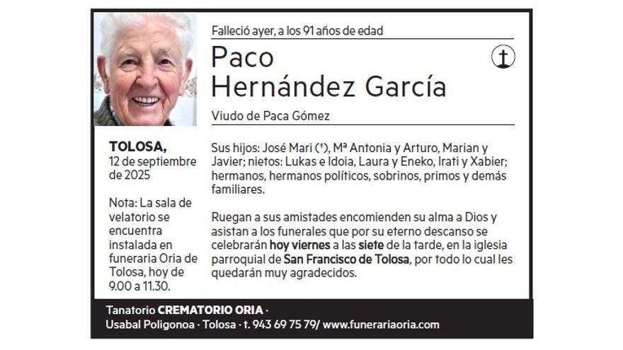 PACO HERNANDEZ GARCIA