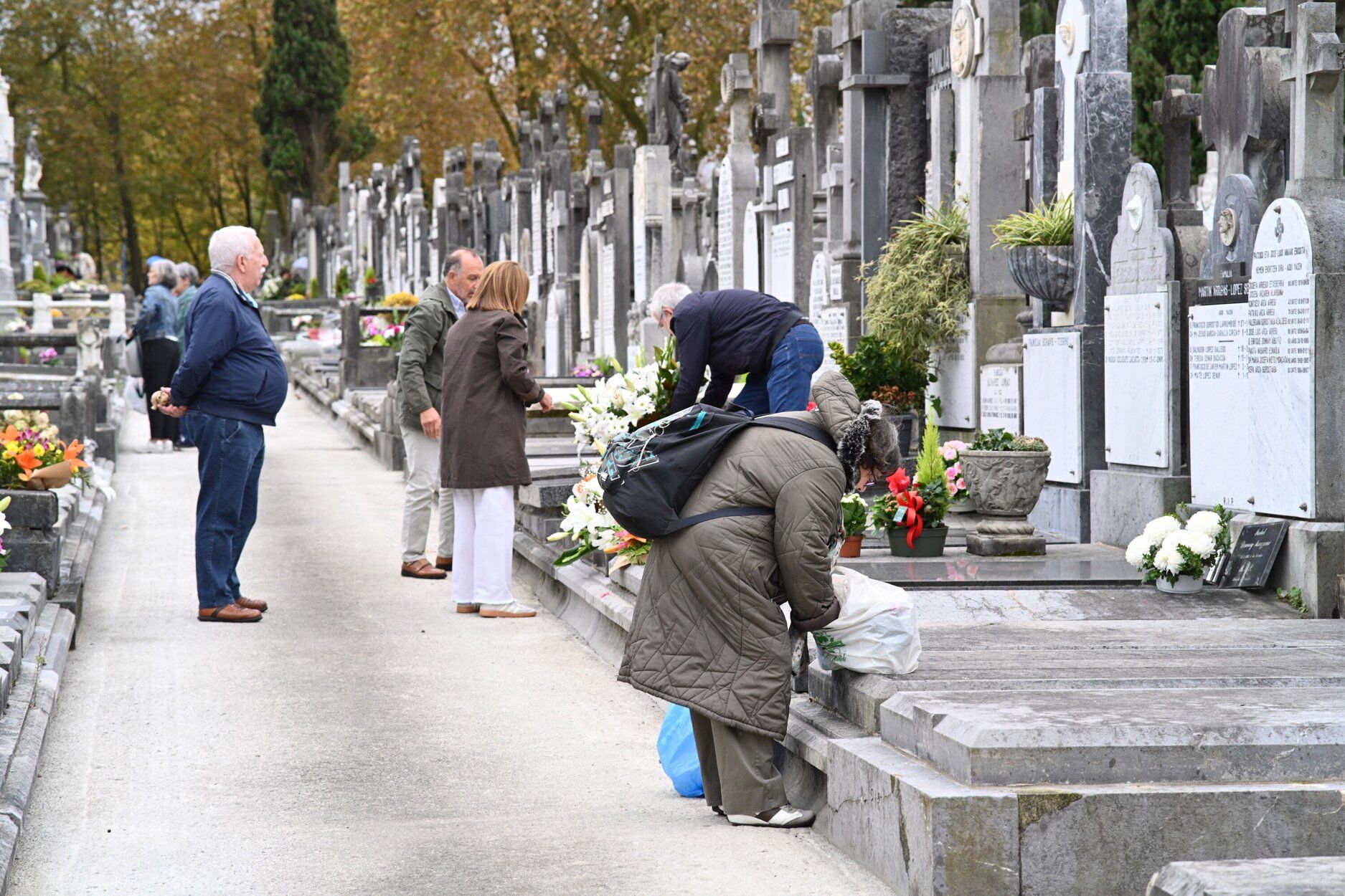 El cementerio de Donostia, punto de encuentro con el recuerdo