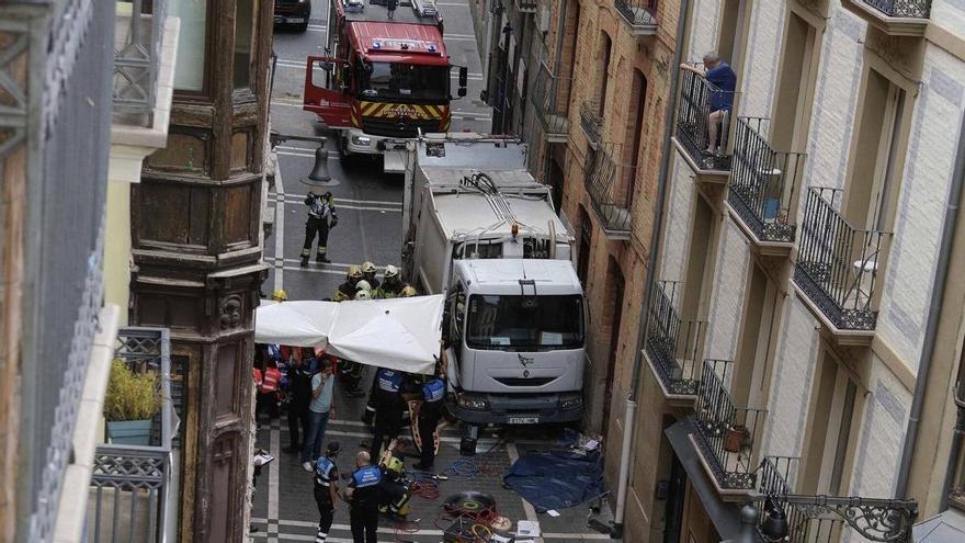 Así fue la tragedia mortal de Navarrería: el recorrido de un camión sin control