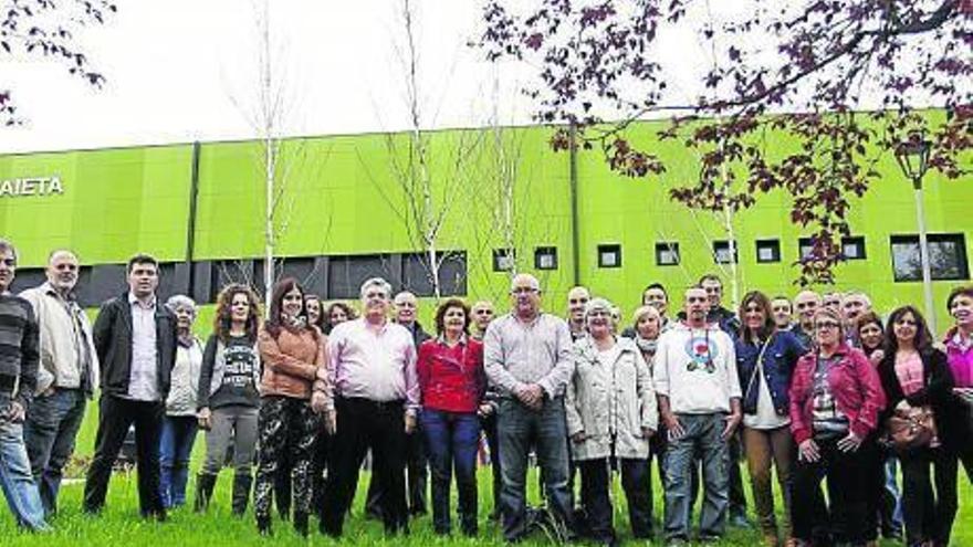 Imagen de los candidatos de Abadiñoko Independienteak.