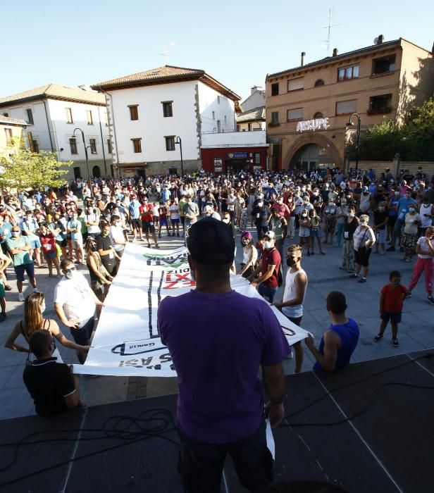 Manifestación por el cierre de Siemens Gamesa Aoiz