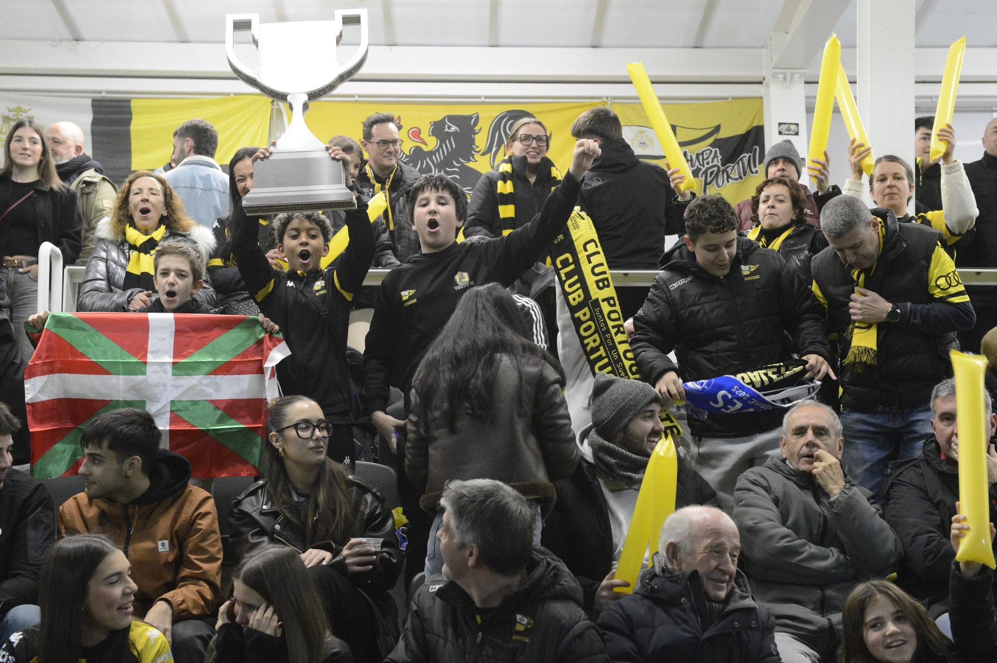 El Portugalete-Alavés, en imágenes