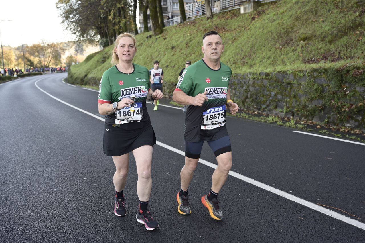 Ilusión y concentración en la salida de la Behobia-San Sebastián