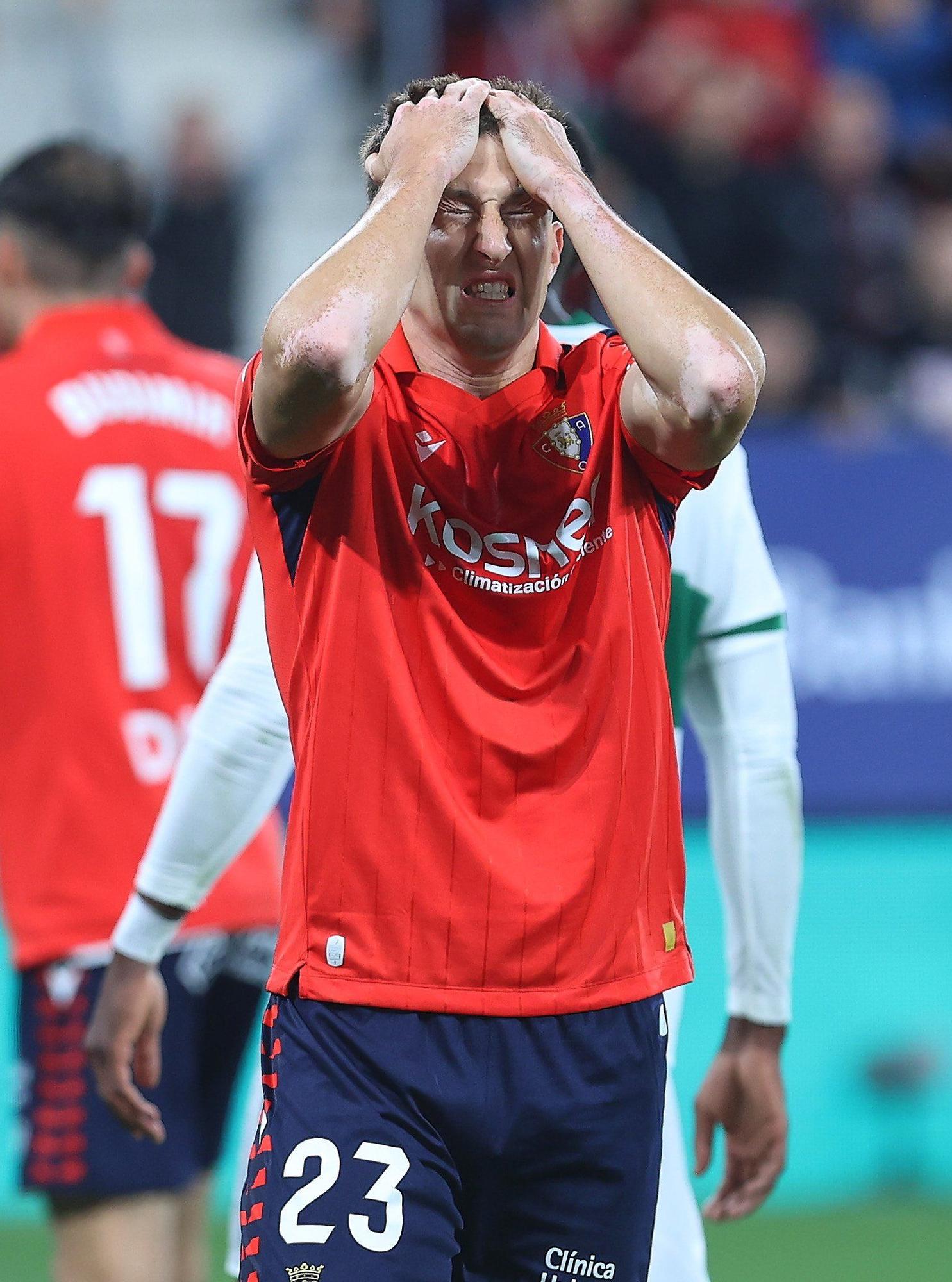 Las mejores imágenes del Osasuna-Elche
