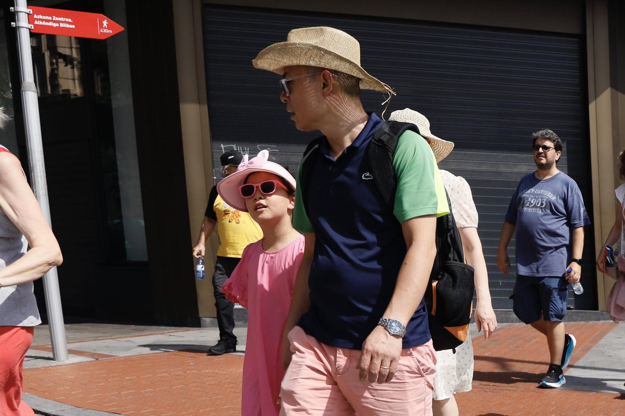 En imágenes: Bizkaia, en alerta por calor extremo: hasta 38 grados en el interior