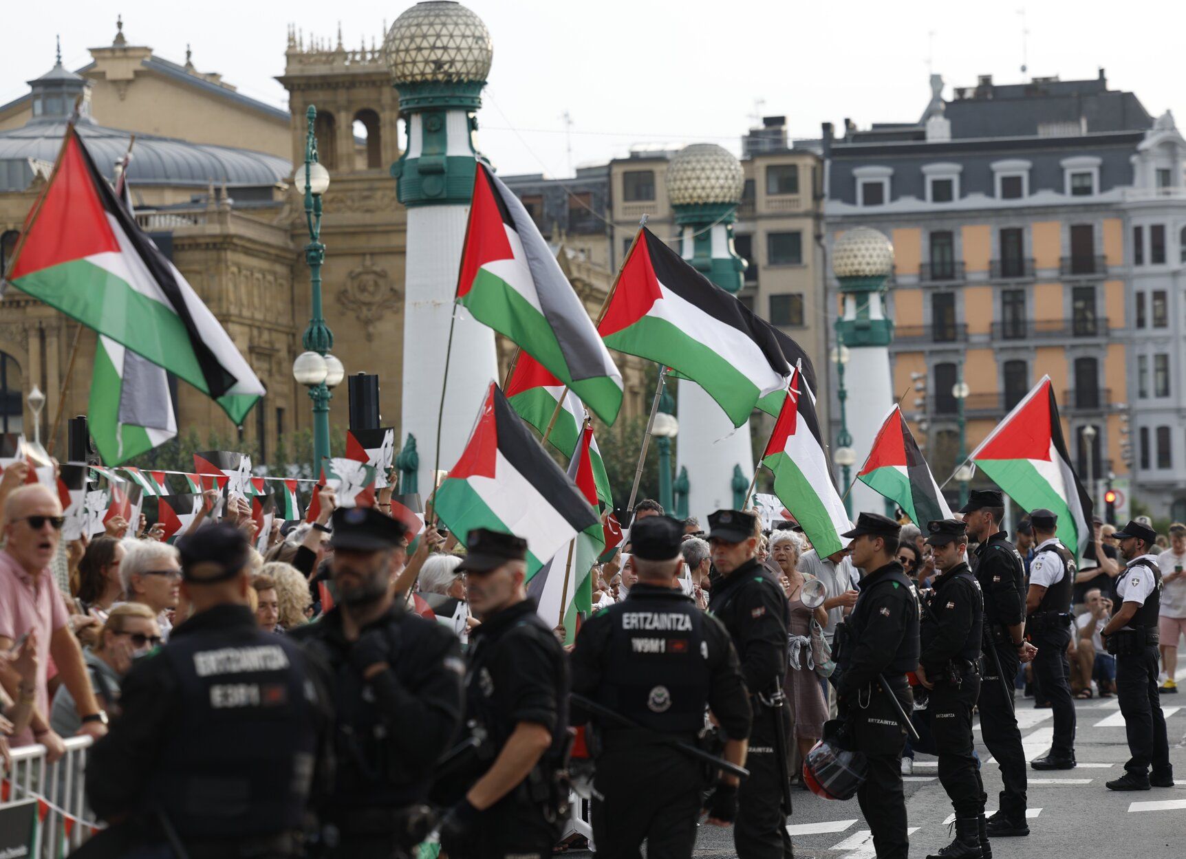Las protestas por Palestina toman la alfombra roja