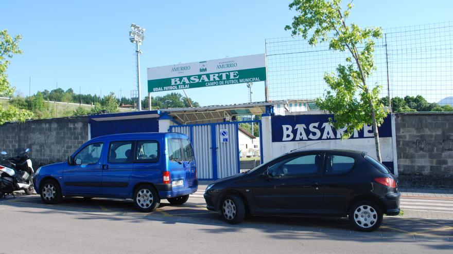 Amurrio condena las pintadas aparecidas en el campo de fútbol de Basarte