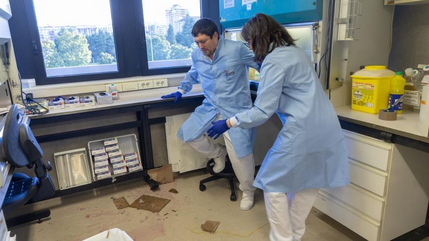 Simulacro de un incidente biológico en el CIMA Universidad de Navarra