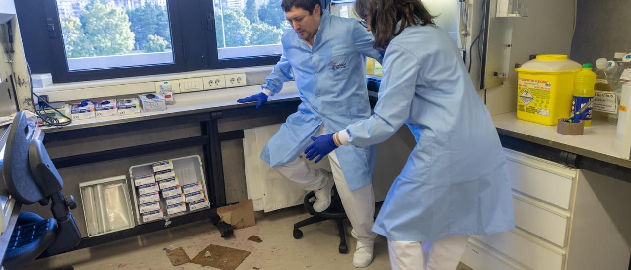 Simulacro de un incidente biológico en el CIMA Universidad de Navarra
