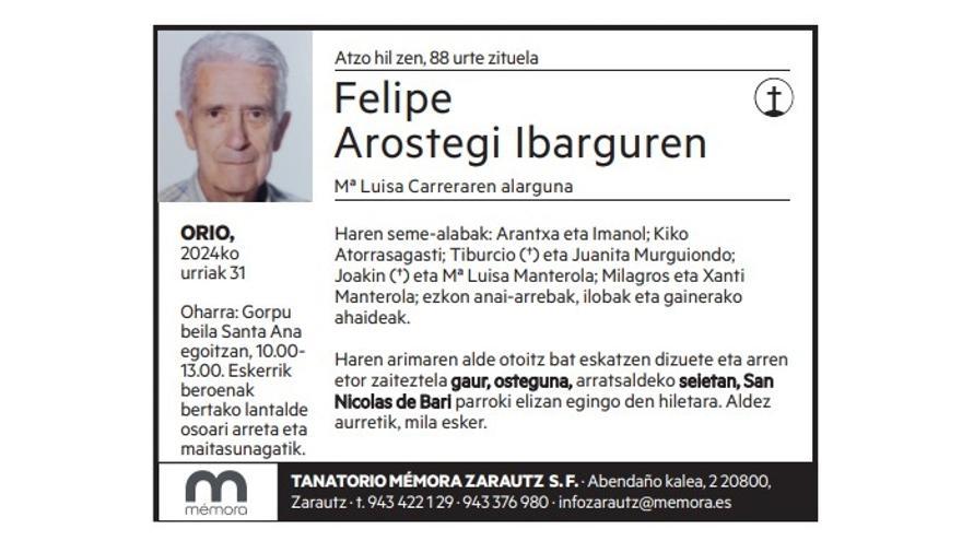 Felipe Arostegi Ibarguren