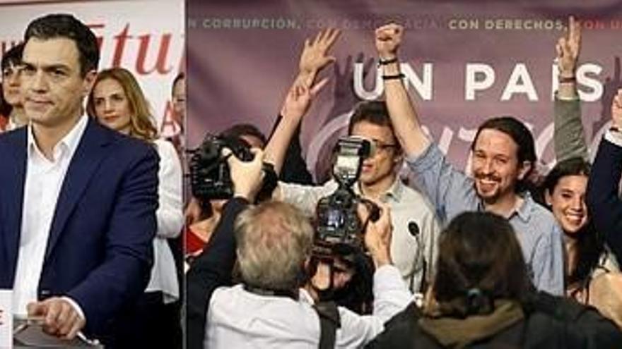 Rajoy, Sánchez, Iglesias y Albert