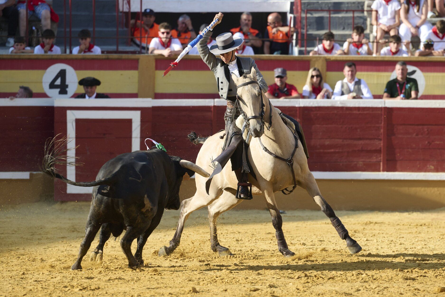 Fotos de la corrida de rejones de este domingo en fiestas de Tudela