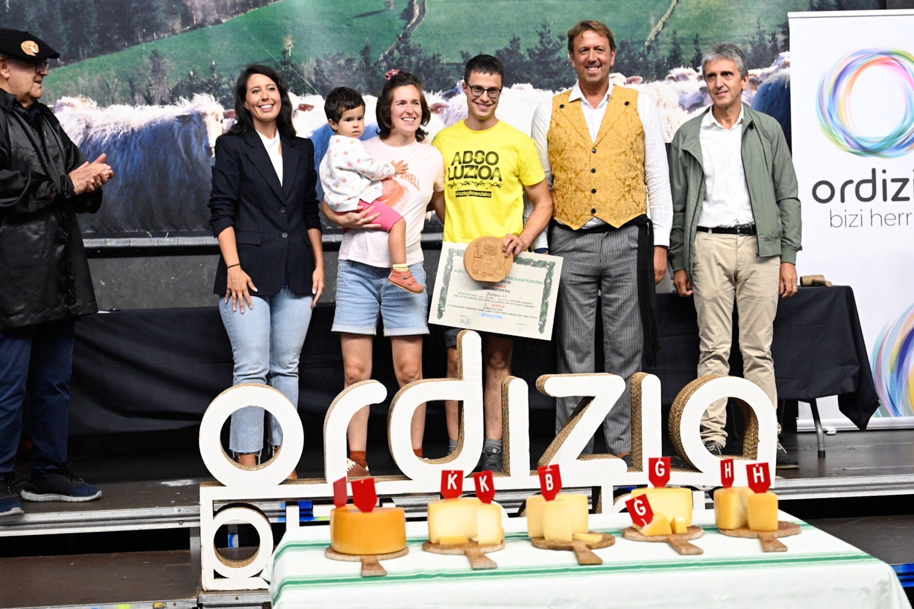 Las mejores imágenes del concurso de quesos de Ordizia