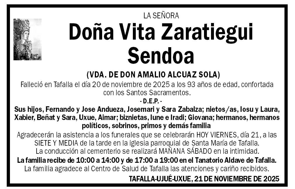 Vita Zaratiegui Sendoa